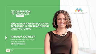 Innovation and Supply Chain Resilience in Pharmaceutical Manufacturing  DisruptionDialogues Ep 21 [upl. by Quitt]