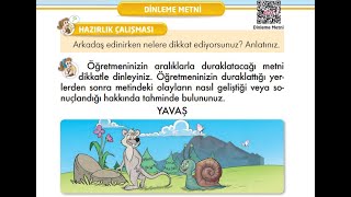 2 Sınıf Türkçe Dersi Yavaş Dinleme Metni [upl. by Aniar]