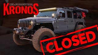 Its a Wrap KRONOS the 100k Gladiator Overland Build is CLOSED [upl. by Call13]