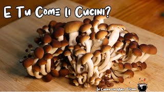 ECCO COME CUCINARE I FUNGHI CHIODINI O PIOPPINI  Ricetta Calabrese [upl. by Ambrosio]