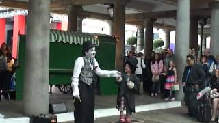 Charlie Chaplin live and kicking at Covent Gardens  London [upl. by Ailalue]