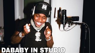 DaBaby In Studio Making Albums amp Songs [upl. by Hayikat]