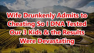 Wife Drunkenly Admits to Cheating So I DNA Tested Our 3 Kids amp the Results Were Devastating [upl. by Ittam]