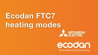 Ecodan FTC7 heating modes [upl. by Hoebart]