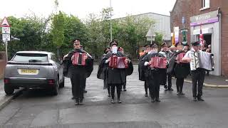 Knockloughrim Accordion Band  Thiepval Memorial 1916 Orange Service 2023 3 [upl. by Drain]