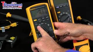 How to Measure Temperature With A Fluke Multimeter Features Models 87V amp 233 [upl. by Iuq133]