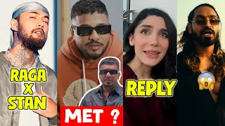 RAFTAAR amp YO YO MET   RAGA X STAN LEAK  SWALINA REPLY TO KRNA FAN  EMIWAY BANTAI [upl. by Jamaal]