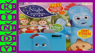 In The Night Garden Official magazine Igglepiggle toy camera included [upl. by Elamrej340]