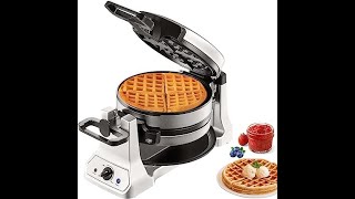 VEVOR 2Layer Waffle Maker 1400W Round Waffle Iron NonStick MRRehanOfficial495 AZ [upl. by Oab]