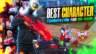 Best Character Combination For BR Rank BR Rank Best Character Combination  Win every BR Rank [upl. by Leinoto802]