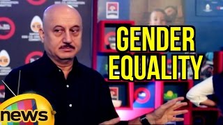 Anupam Kher Talks About Gender Equality  Global Citizen Festival India  Mango News [upl. by Noxaj]