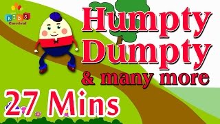 Humpty Dumpty amp More  Top 20 Most Popular Nursery Rhymes Collection [upl. by Marilin414]