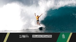 Mick Fanning Wins Legendary Heat Vs Kelly Slater amp John John Florence  Billabong Pipe Masters 2015 [upl. by Wun52]