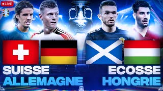 🔴🇨🇭🇩🇪 SUISSE  ALLEMAGNE  🏴󠁧󠁢󠁳󠁣󠁴󠁿🇭🇺 ECOSSE  HONGRIE LIVE  FINALE GROUPE A  EURO 2024 LIVE [upl. by Arta]