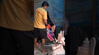 गणपती बघूनच समाधान झाला🥰 minivlog shortvideo marathivlog ganpatiart ketannagvekarvlog bappa [upl. by Maximilian]