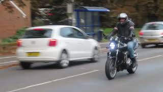 4 bikes riding down Victoria Road Diss [upl. by Reaht98]