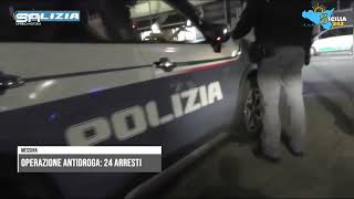 Operazione antidroga a Messina ordinanza di custodia cautelare in carcere per 24 persone [upl. by Weinstock964]