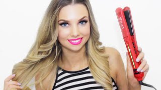 How To Curl Hair With a Straightener [upl. by Aitam]