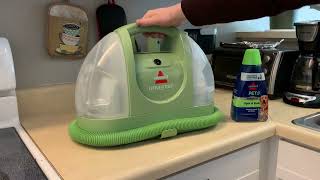 How to Use Bissell Little Green Machine Capet Cleaner [upl. by Lydia800]