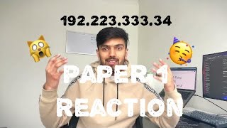 Paper 1 Reaction  Paper 2 tips GCSE OCR Computer Science Exam 2024 📚 [upl. by Akkeber]