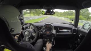 MINI JCW R56  Nordschleife BTG 800  TRAFFIC  YELLOW FLAG  NO CRASH [upl. by Sammer952]