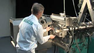 Bühler Group  Extruder in operation [upl. by Nelda]