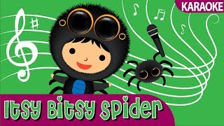 Karaoke Songs With Lyrics  The Itsy Bitsy Spider Song [upl. by Llechtim]