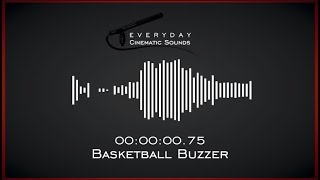 Basketball Buzzer  HQ Sound Effects [upl. by Nylirac]