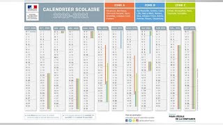 Le calendrier des vacances scolaires 20202021 est tombé [upl. by Anada]