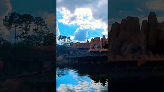 Big Thunder Mountain Railroad from Tom Sawyers Island Magic Kingdom  Walt Disney World [upl. by Harrison]