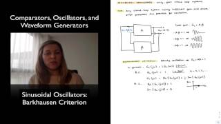 Sinusoidal Oscillators Barkhausen Criterion [upl. by Seumas]