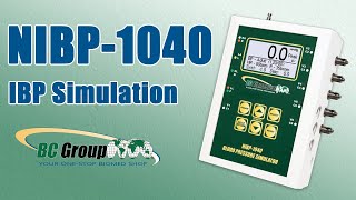 NIBP1040 NonInvasive Blood Pressure Monitor IBP Simulation [upl. by Kloster]