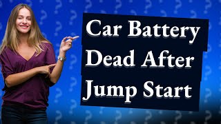 Why is my car battery dead even after jump start [upl. by Ybot50]