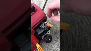 How to adjust a Homelite 2cycle carburetor blower 26b [upl. by Gillespie]