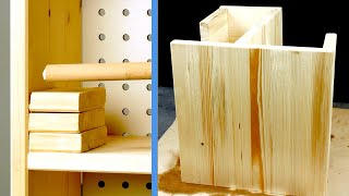 12 muebles de madera increíblemente sencillos para que los construyas tú mismo [upl. by Trah]