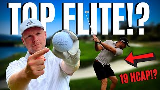 PLAYING GOLF WITH A 19 HANDICAP GOLFER USING A TOP FLITE [upl. by Ila]