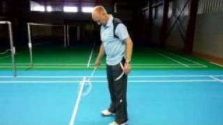 Badminton Short serve [upl. by Goldenberg]