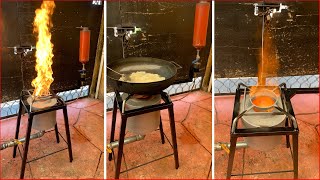 Como Hacer una Estufa de Aceite Quemado  Homemade Waste Oil Burner [upl. by Torosian]