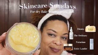 Skincare Sundays Hydrating Skin Care Routine ft Elemis The Ordinary Naturium amp Estée Lauder [upl. by Lesirg]