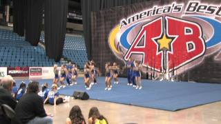 Tabor College CHEER Competition 2011 quotAmericas Bestquot 1st Place Performance [upl. by Georgi]