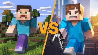 ¡Los Gráficos MÁS FEOS vs los MÁS INCREÍBLES en Minecraft 😱 ¿Cuál Prefieres [upl. by Illa]