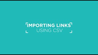 Import Links in CSV File to Stacks [upl. by Assirim413]