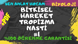 BÄ°TKÄ° BÄ°YOLOJÄ°SÄ° KONU ANLATIMI 17  BÄ°TKÄ°SEL HAREKET 1  TROPÄ°ZMANASTÄ°  AYT BÄ°YOLOJÄ°  âœ… [upl. by Notterb]