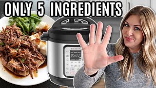 Easy 5 Ingredient Meals Made in the Instant Pot [upl. by Pauiie974]