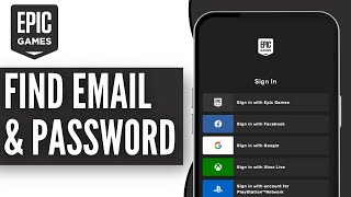 How To Find Your Epic Games Email and Password BEST Way  2024 [upl. by Rehttam]