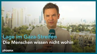 ARDKorrespondent Christian Limpert zur Lage in Gaza und Israel [upl. by Elleirad]