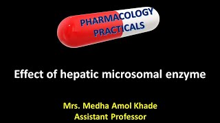 Effect of hepatic microsomal enzyme [upl. by Jessi]