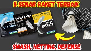 CEK 👉 5 Rekomendasi SENAR RAKET BADMINTON Terbaik Untuk Pemula  Sportify [upl. by Issim]