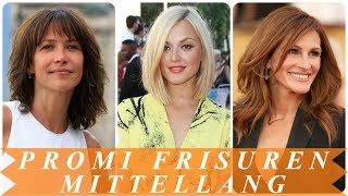 Die besten 20 Ideen zu promi frisuren mittellang 2018 [upl. by Letrice]