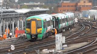 Southern Class 377 Derailed at Brighton [upl. by Swan]